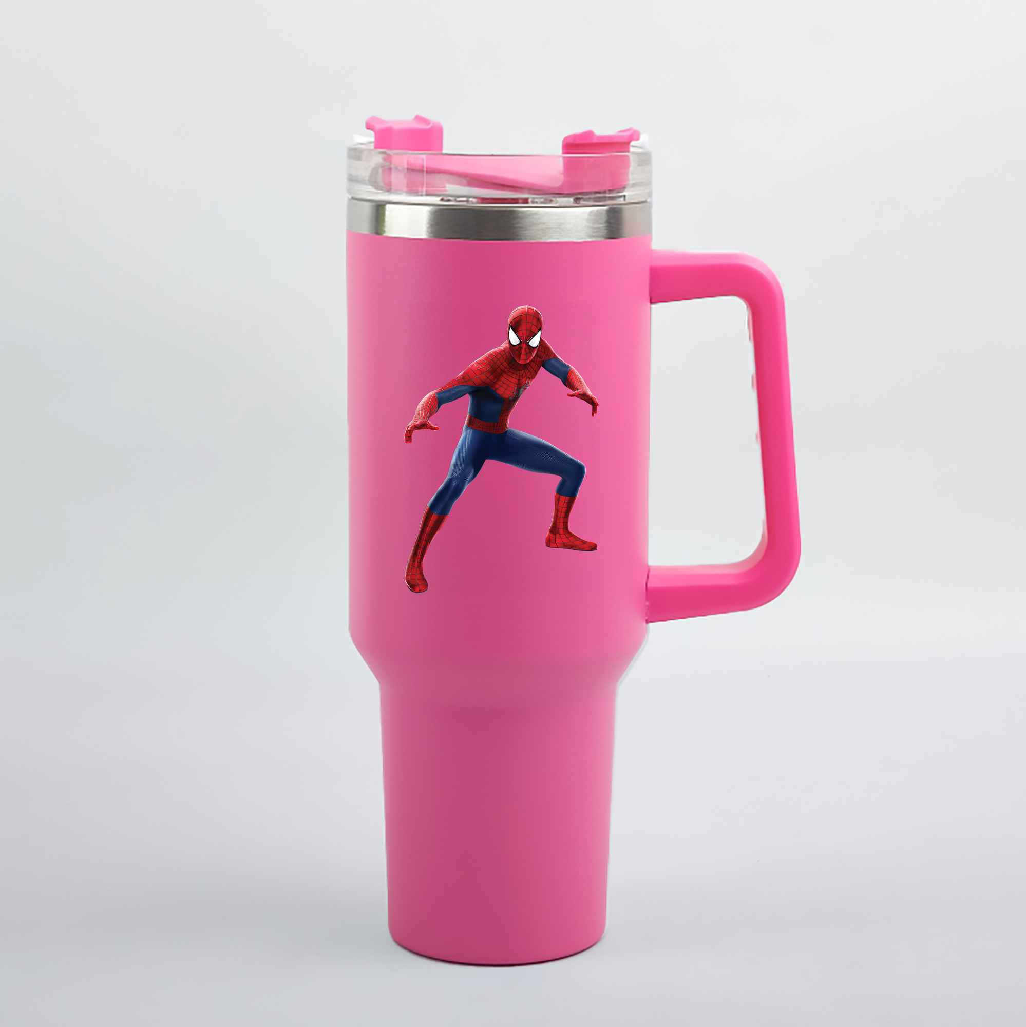 （画像用） Spider Man スパイダーマン 1200mL車用タンブラー（カラープリント）